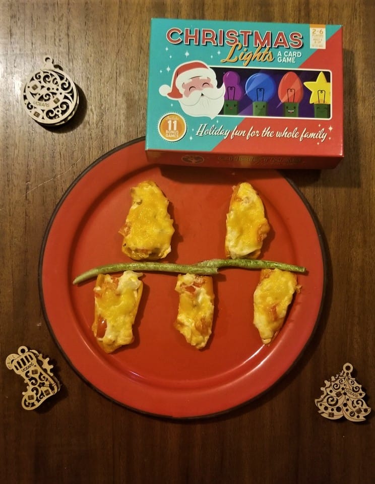 Deck The Halls and Warm Your Bellies Stuffed Christmas Light Peppers